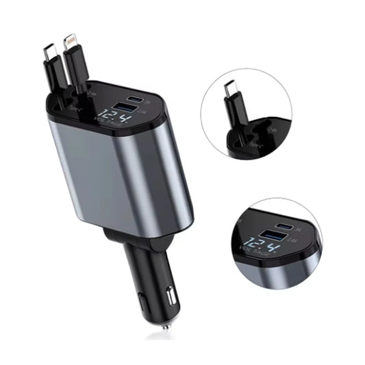 FastFlex™ 4-in-1 USB-C Car Charger